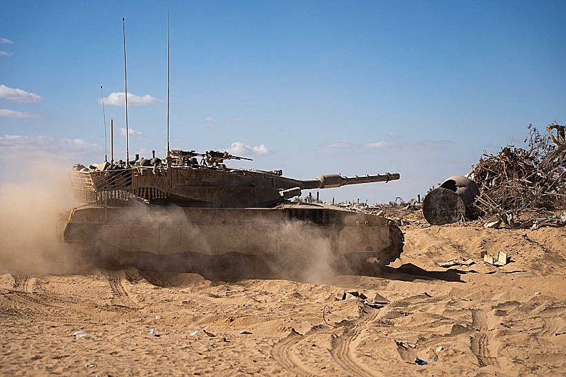 כניסת כוחות חטיבה 5 לרצועת עזה