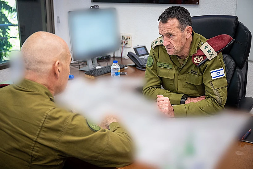 הרמטכ״ל הרצי הלוי בפיקוד הצפון