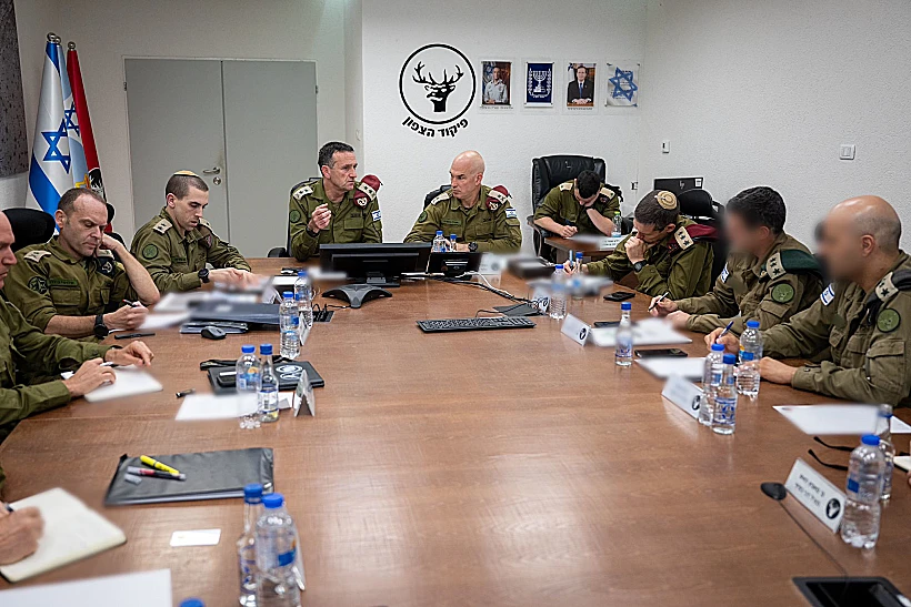 הרמטכ״ל הרצי הלוי בפיקוד הצפון