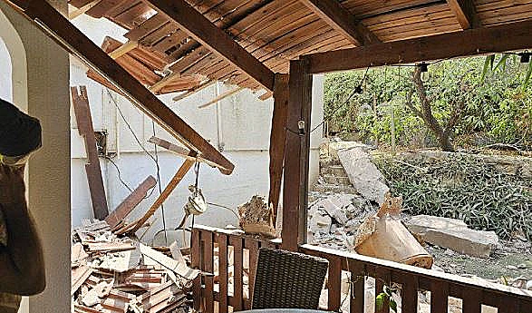 הבית שנפגע בגבעת אבני