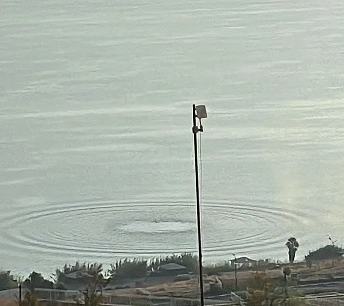 נפילה זוהתה בכנרת