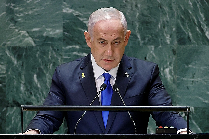 נתניהו נואם בעצרת הכללית של האו"ם