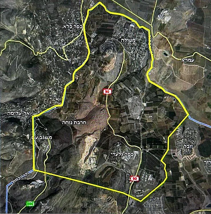 צה"ל: שטח צבאי סגור במרחב מטולה, משגב עם וכפר גלעדי