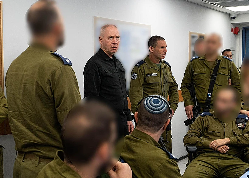 שר הביטחון גלנט ביקר סוללת חץ 3