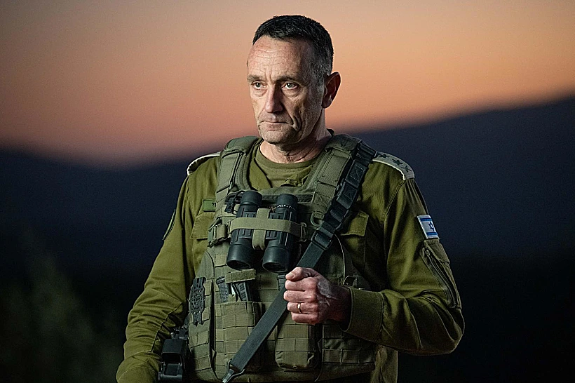 הרמטכ"ל הרצי הלוי בגבול הצפון