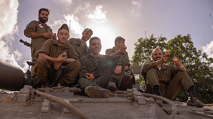 לוחמים מציינים את החג בצפון