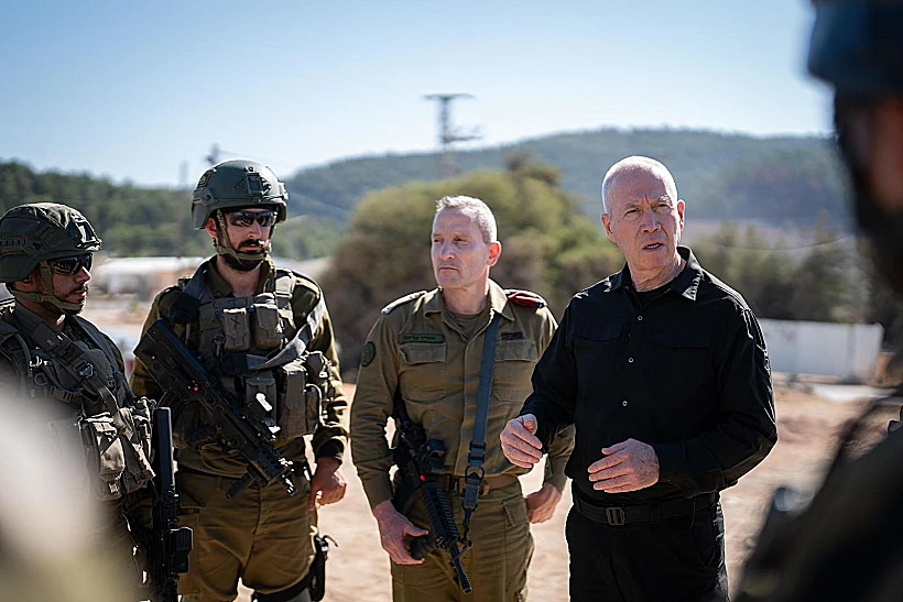 השר גלנט בגבול הצפון