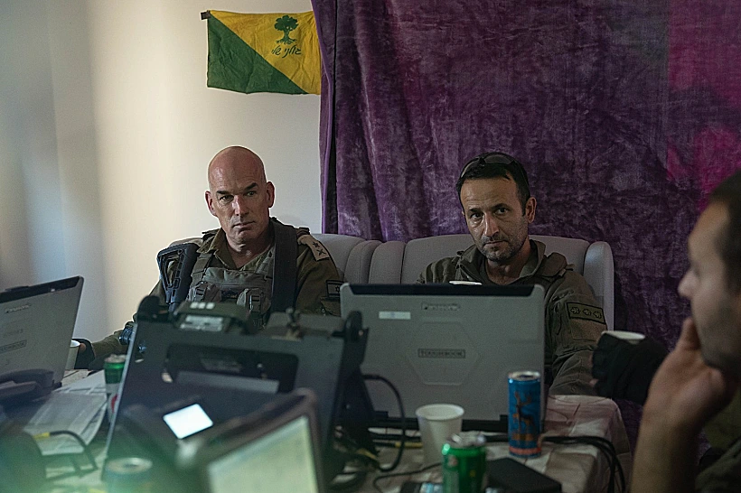 מפקד פיקוד הצפון, אלוף אורי גורדין, בדרום לבנון