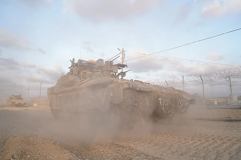 אוגדה 162 נכנסת לצפון רצועת עזה