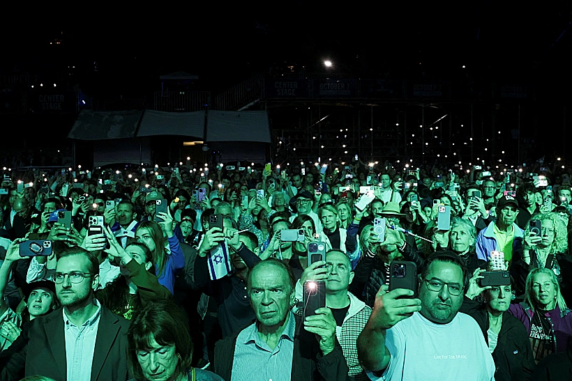 הפגנת פרו-ישראלית בניו יורק לציון 7 באוקטובר