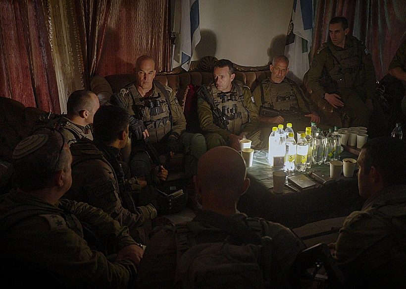 הרמטכ"ל הרצי הלוי וראש שב"כ רונן בר בהערכת מצב בדרום לבנון