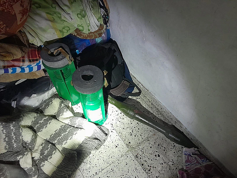 אמל"ח שאותר בצפון רצועת עזה