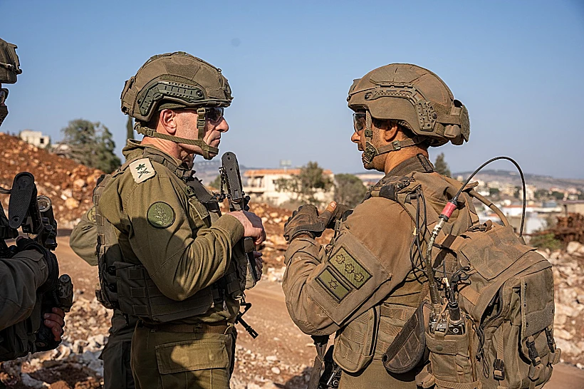 סגן הרמטכ״ל, אלוף אמיר ברעם בהערכת מצב בדרום לבנון