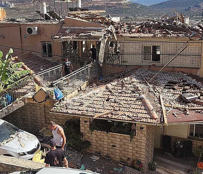 פגיעה ישירה במג'דל שמס