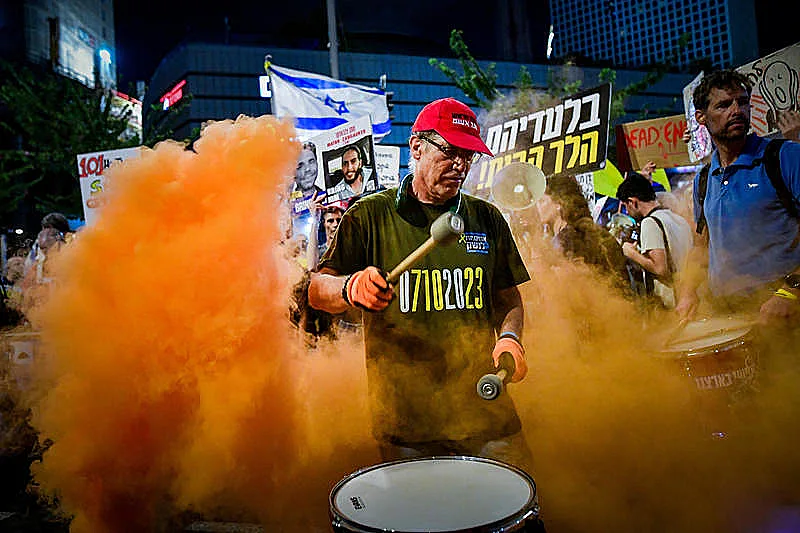 הפגנה להשבת החטופים בתל אביב