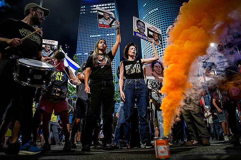 הפגנה להשבת החטופים בתל אביב