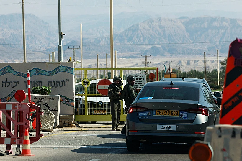 זירת הפיגוע בים המלח