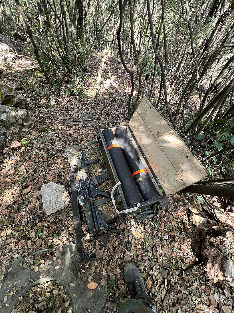 אמל"ח שאותר בדרום לבנון