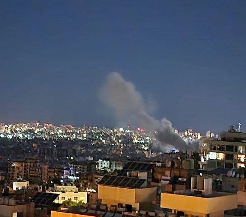 לבנון תקיפות בדאחייה בביירות