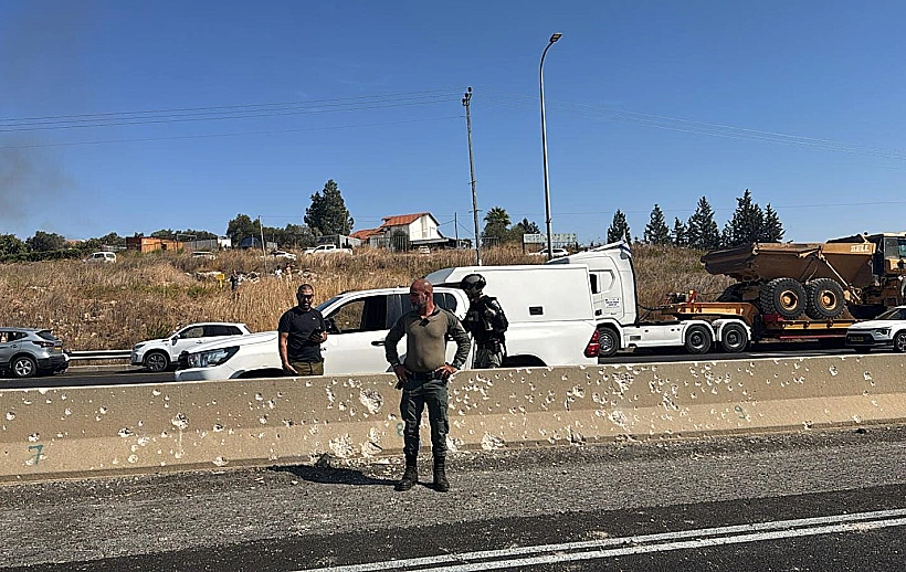 נפילה בכביש 90 באזור ראש פינה