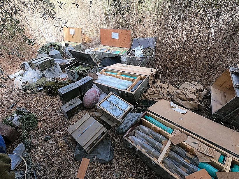 אמצעי הלחימה שאותרו בלבנון