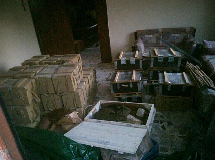 אמצעי לחימה שאותרו בדרום לבנון