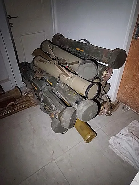 אמצעי לחימה שאותרו על-ידי כוחות חטיבה 769 בכפר כילא בלבנון