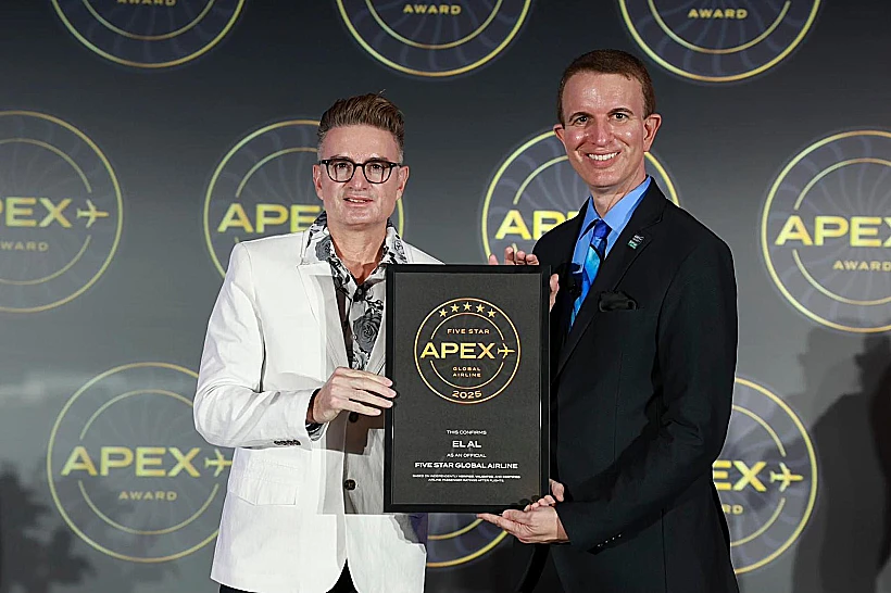 מנכ״ל APEX, ג׳ו לידר, וסמנכ״ל שירות ולקוחות באל על, אורן כהן בוטנסקי