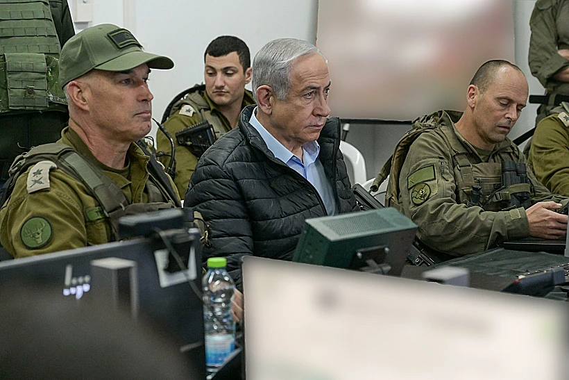 ראש הממשלה בנימין נתניהו בהערכת מצב בגבול הצפון