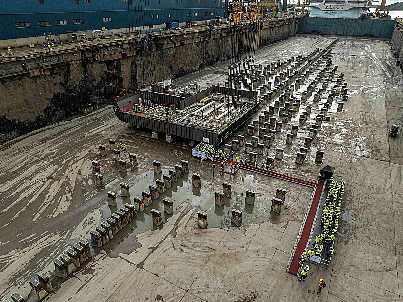 היסודות לבניית הספינה השלישית בסדרת Icon Of The Seas