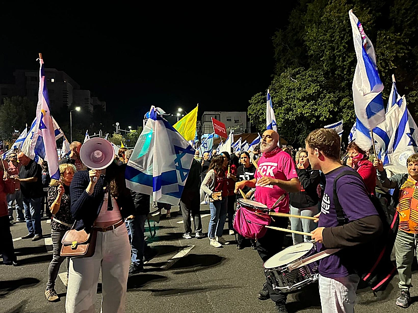 הפגנות בחיפה לאחר פיטורי גלנט