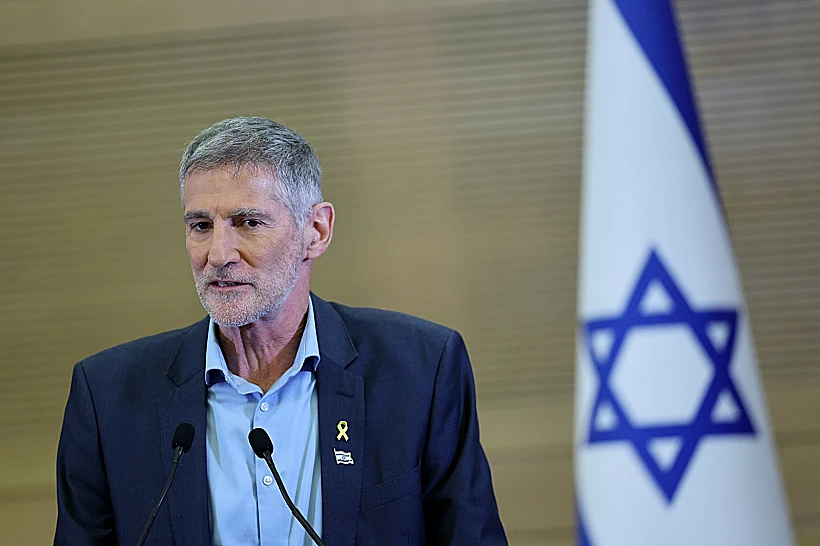 יו"ר הדמוקרטים יאיר גולן בהצהרת ראשי האופוזיציה