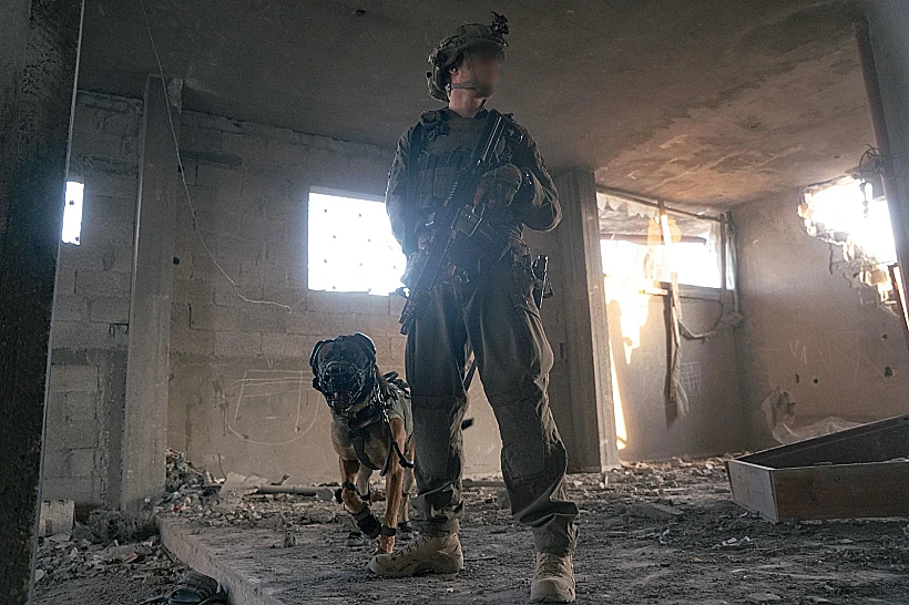 לוחם עוקץ עם חטיבת כפיר בג'באליה