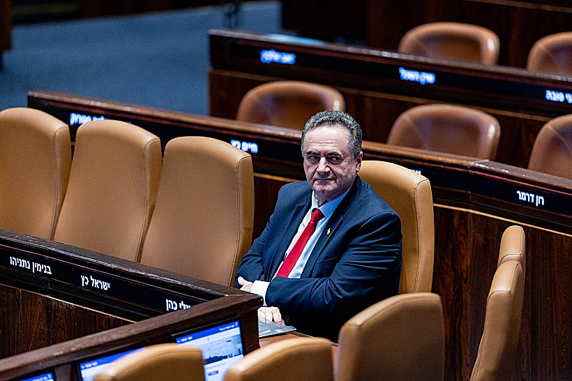 השר ישראל כ"ץ הערב בכנסת
