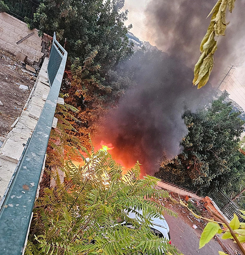 שריפה בבית שמש