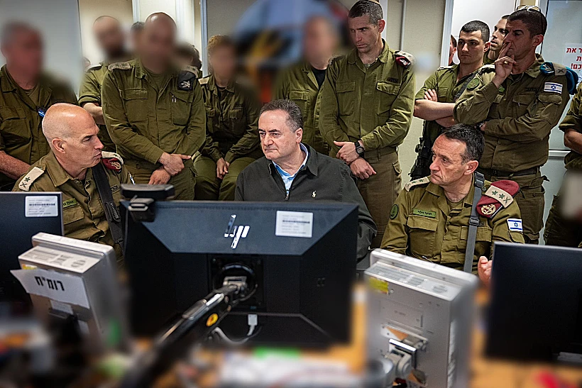 שר הביטחון ישראל כ"ץ בפיקוד הצפון