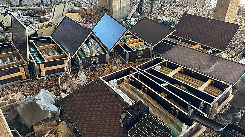 אמל"ח שאותר בדרום לבנון