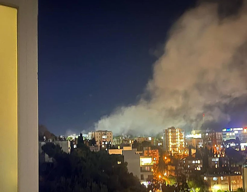 פגיעה במבנה בחיפה