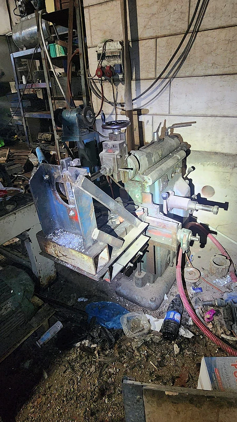 מחרטות לייצור נשק שאותרו בחברון