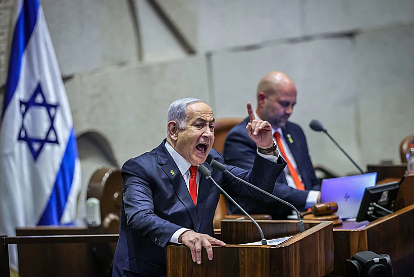 רה"מ נתניהו בנאומו בכנסת