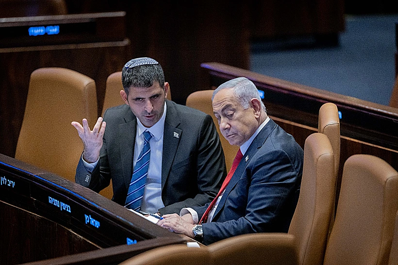 רה"מ נתניהו והשר קרעי בכנסת