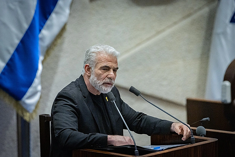 ראש האופוזיציה יאיר לפיד בכנסת