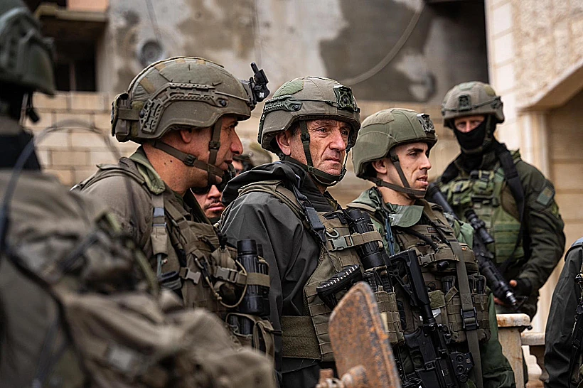 הרמטכ״ל, רב-אלוף הרצי הלוי בסיור בדרום לבנון