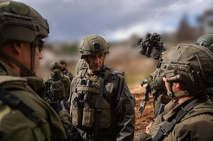 הרמטכ״ל, רב-אלוף הרצי הלוי בסיור בדרום לבנון