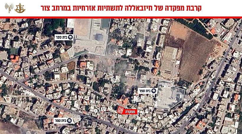 אחד מיעדי הטרור שהותקפו - בסמוך לתשתית אזרחית