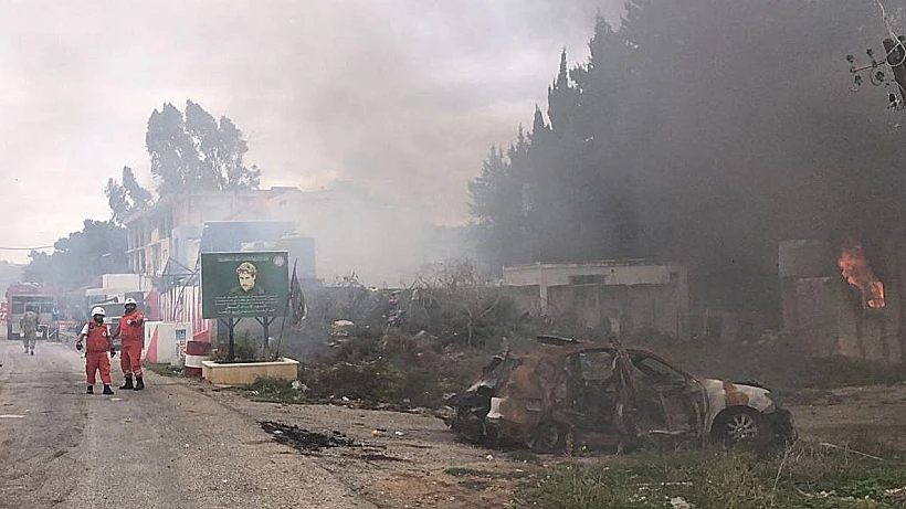 זירת התקיפה בציר צור-נאקורה