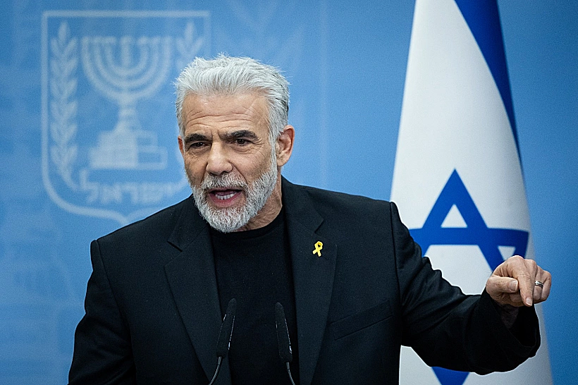 ראש האופוזיציה יאיר לפיד