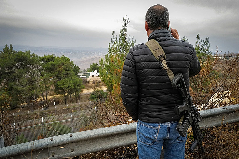 מבט לדרום לבנון מהצד הישראלי של הגבול