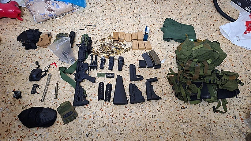 אמצעי הלחימה שהוחרמו בקבטיה, צפון איו"ש