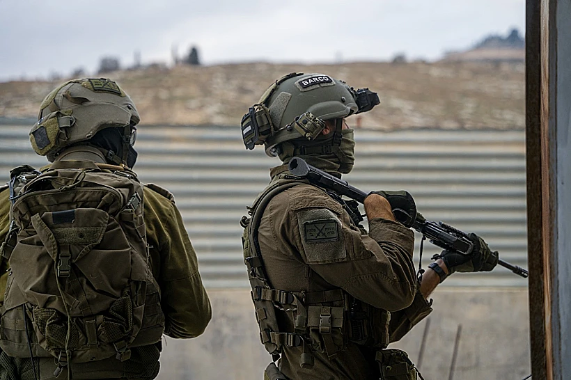 פעילות הכוחות בביתו של המחבל בכפר עינאבוס